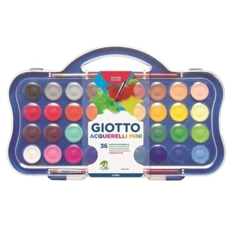 Aquarela Giotto Estojo Mini C/36 Cores