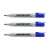 Marcador Quadro Branco Masterprint Azul Kit C/3 Unidades
