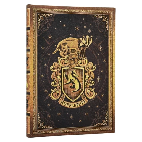 Caderno Paperblanks Harry Potter Lufa-Lufa Midi Pautado - comprar online