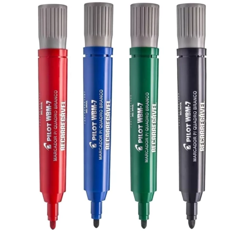 Marcador Pincel Para Quadro Branco Wbm-7 Recarregável Pilot