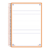Caderno Espiral Univ. 1 Matéria Oxford Laranja Pastel 80 Folhas - Femapel