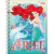 Caderno Espiral Univ. 1 Matéria Princesa Ariel 80 Folhas