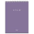 Caderno Espiral Univ 1 Matéria Stilo Vertical Roxo 80 Folhas