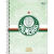 Caderno Espiral Univ 1 Matéria Palmeiras Alviverde 80 Folhas