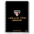 Caderno Espiral Univ. 10 Matérias São Paulo Black 160 Folhas