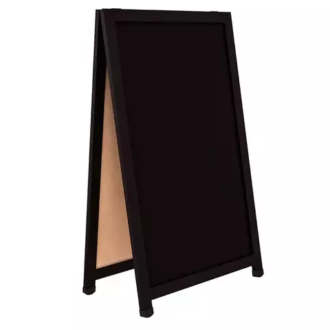 Cavalete Duplo De Calçada Soft Black 100x60 Cm Stalo - comprar online