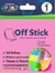 Bloco Adesivo Off Stick 76mmx76mm Transparente Neon OffPaper