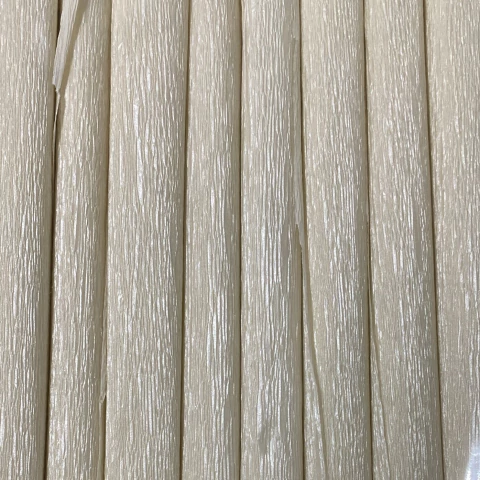 Papel Crepom Impermeável Perolizado Branco 48cm x2m C/10 - comprar online