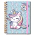 Caderno Espiral Univ. 1 Matéria Yepp Unicórnio 80 Folhas
