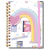 Caderno Espiral Univ. 1 Matéria Yepp Arco Íris 80 Folhas