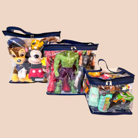 Bloco Organizador P/ Brinquedos - Azul Marinho