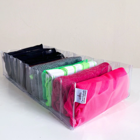 Colmeia Organizadora P/ Blusinhas de academia - 10x20x40cm - 10 Nichos - comprar online