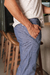 CALÇA SARJA LEVE COM ELÁSTICO BELIZE - Azus Menswear 