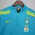 Camisa pré-jogo da Seleção Brasileira 2021 azul masculina com logos Itaú e Guaraná, modelo Nike original