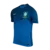 Camisa reserva masculina da Seleção Brasileira 2020 na cor azul escuro com escudo CBF bordado e logo Nike amarelo