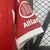 Camisa titular FC Bayern de Munique 2025/2026 masculina vermelha Adidas, modelo oficial com escudo FC Bayern, patrocínio T-Mobile e Allianz, listras brancas, para torcedores.