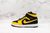 Nike Air Jordan 1 Mid Black Yellow