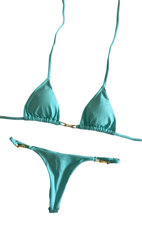 Biquíni Serena Cortininha Turquesa - comprar online