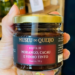 GELEIA DE MORANGO CACAU E VINHO TINTO 160G