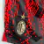 short-do-calção-ac-milan-x-koche-23-24-torcedor-puma-vermelho-e-preto