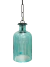 Lampara de vidrio labrada de India #12403