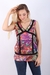 Blusa con Puntilla Estampada sin Mgas. # 160403 - comprar online