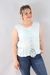 Blusa sin mangas con puntilla # 18816 en internet