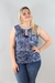 Blusa sin mangas estampada # 401030