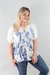 Blusa Bordada y Estampada # 402400 - Spiga31 Mayorista