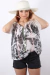 Blusa Bordada y Estampada #402400 - comprar online