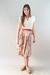 Pollera Midi Estampada Reversible 2 colores, Cintura c/Lazo #F15066 - tienda online