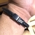 Pulseira bracelete em couro Premium modelo Mont blanc - comprar online