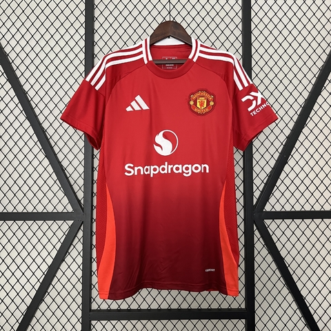 Camisa Manchester United Home 24/25 Torcedor Masculina - Camisa tailandesa - camisa de time - camisa home do manchester united - camisa de futebol - manchester united I 24/25 - nova camisa titular do Manchester united 24/25