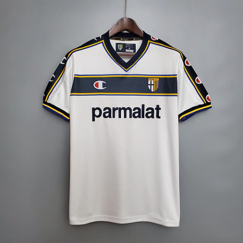 camisa de time - camisa de futebol - brazucas imports - brazucas - parma - parmalat - buffon - didico - adriano imperador - serie a - calcio - italia - europa - champion - retrô - camisa retrô