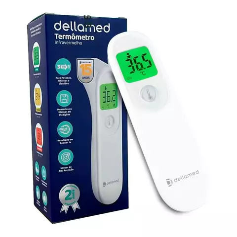 Termometro Infravermelho Dellamed