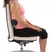 Apoio Postural Rolo Lombar Capa Preta - comprar online
