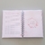 CADERNETA DE SAÚDE/ VACINA/ VACINAÇÃO - Xadrez Rosa - Agenda 2024 - Planners Personalizados | Bromelia Papelaria