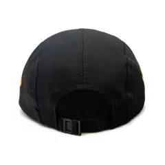 Boné Fuel modelo five panel preto com aba de camurça