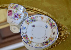 Taza Para Mocca ,Porcelana Schumann Bavaria Pattern Dredsner Art C1932 - Funcy Stuff Antiguedades