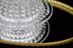 Mantequera o Quesera Anchor Hocking Glass EEUU , Modelo Cube Clear C1940 - tienda online