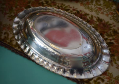 Preciosa Panera de Metal Plateado WMF Germany C1925