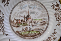 Plato Playo Loza Jonhson Bros England Pattern Tulip Time Multicolor C1960 - comprar online
