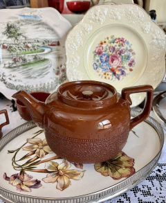 Tetera de Terracota Gibson England Brown C1940 - comprar online