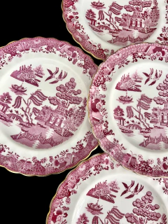 Set 5 Platos para Postre o Lunch Copeland Spode England , Pattern Mandarin C1875-1890 - comprar online