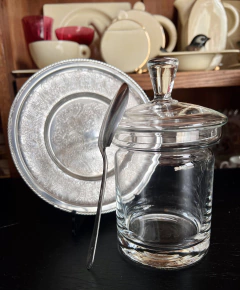 Set Dulcera Cristal con Presentoire y Cuchara