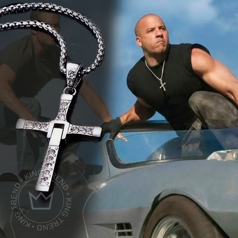 COLAR E PINGENTE CRUZ TORETTO VELOZES E FURIOSOS