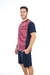 Pijama jersey fantasía con pantalón corto - tienda online