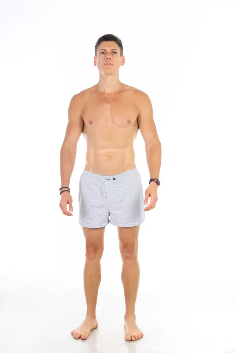 Bóxer Suaya de tela de camisa