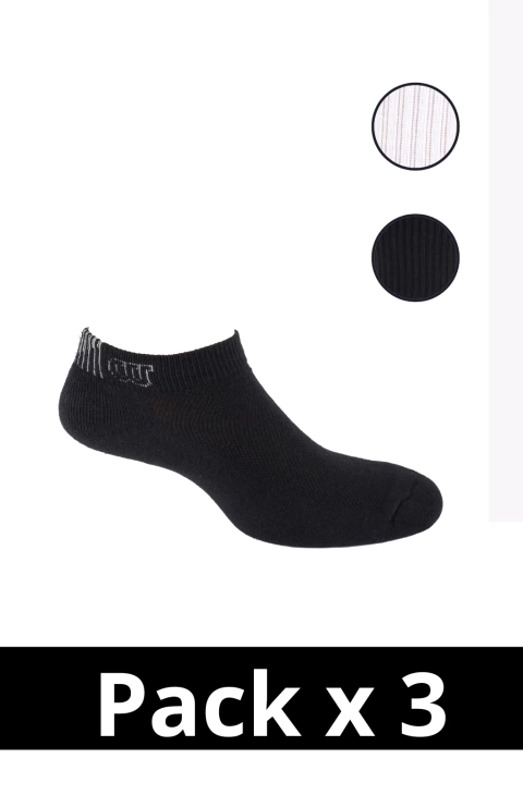 Pack x 3 Media soquete de hombre Wilson pack x3