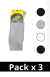 Pack x 3 Media algodón sin elástico Sayer - comprar online